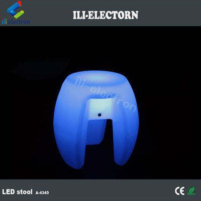 Furnitur LED berwarna-warni bercahaya, Bar Menumpuk Bangku Cahaya Isi ulang