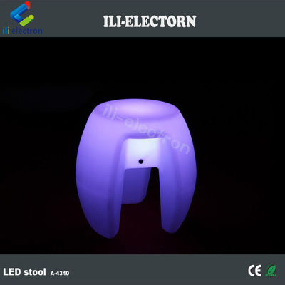 Furnitur LED berwarna-warni bercahaya, Bar Menumpuk Bangku Cahaya Isi ulang