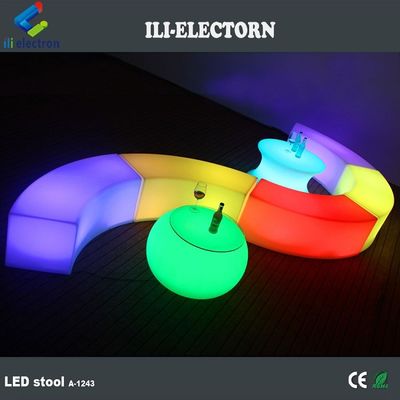 Merubah warna mobil led isi ulang led kursi bangku melengkung led