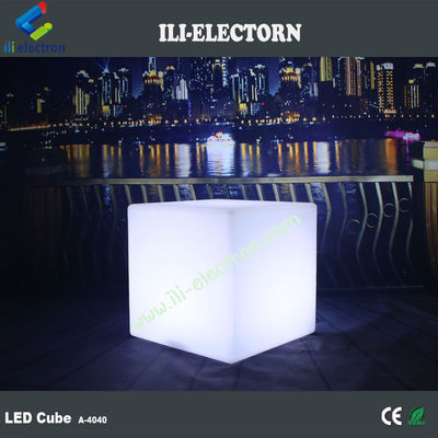 Muti-Color LED Terang Kubu Bangku 40 Cm remote control isi ulang