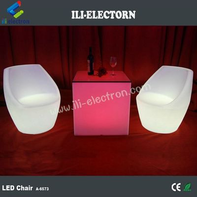 multi-warna bersinar portabel isi ulang lampu LED kursi pesta