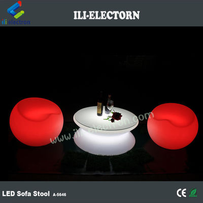 Muti Warna RGB LED Cahaya Cocktail Meja, Waterproof Light Up Bar Furniture