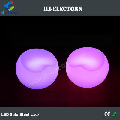 Muti Warna RGB LED Cahaya Cocktail Meja, Waterproof Light Up Bar Furniture
