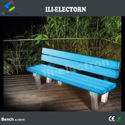 16 warna plastik lampu led furnitur luar taman bangku
