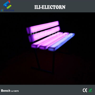16 warna plastik lampu led furnitur luar taman bangku