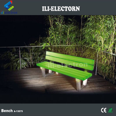 16 warna plastik lampu led furnitur luar taman bangku