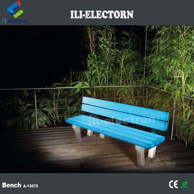 16 warna plastik lampu led furnitur luar taman bangku