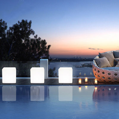 Led Cube Chair yang menerangi LED Party Furniture Sewa