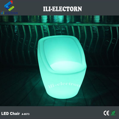 Rechargeable LED Glow Furniture Chair Waterproof Untuk Klub Malam Acara