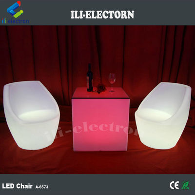 Rechargeable LED Glow Furniture Chair Waterproof Untuk Klub Malam Acara