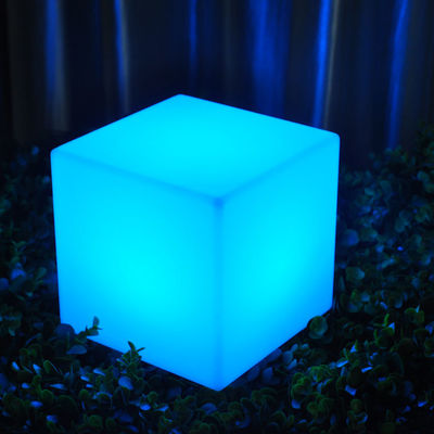 Menyalakan ruangan LED Kubu Light Kursi Plastik IP65 Waterproof Untuk Dekorasi Taman Villa