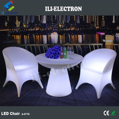 Modern Glow LED Light Up Kursi 16 Warna Berubah Untuk Bar Klub Malam