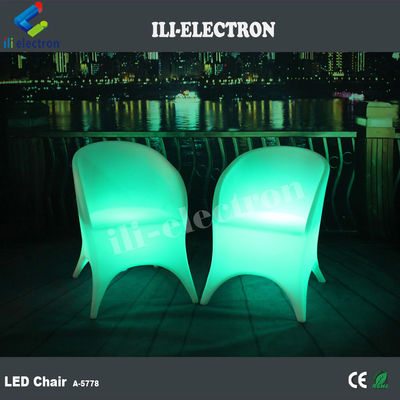 Modern Glow LED Light Up Kursi 16 Warna Berubah Untuk Bar Klub Malam