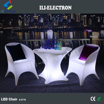 Modern Glow LED Light Up Kursi 16 Warna Berubah Untuk Bar Klub Malam