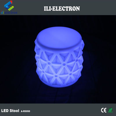 Furnitur Plastik LED yang Menyenangkan, LED Light Up Chair untuk TK