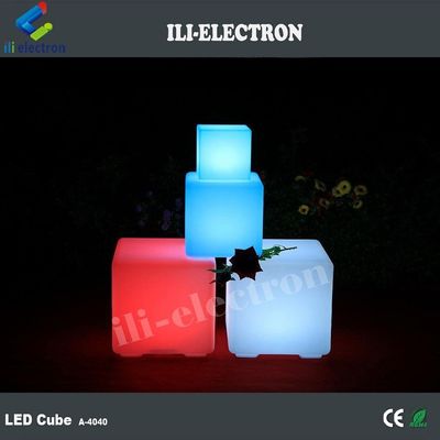 Lampu Kubu LED Luar Ruang Komersial, Bangku Bar Tercahaya Dengan Sertifikat CE ROHS