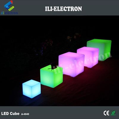 Remote Control Rgb Berubah Warna Baterai Isi ulang Plastik Cahaya Kubu