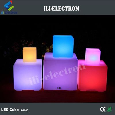 Remote Control Rgb Berubah Warna Baterai Isi ulang Plastik Cahaya Kubu