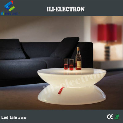 Modular Mengubah Warna Kursi Puff Plastik Furnitur Lounge Led Light Up Sofa