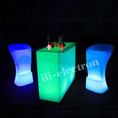 Desain Baru persegi panjang Party Terang Led lampu Led meja koktail