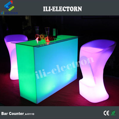 Desain Baru persegi panjang Party Terang Led lampu Led meja koktail