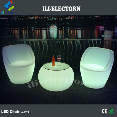 Led lampu aksen meja Bar bulat LED menyala Bar Meja