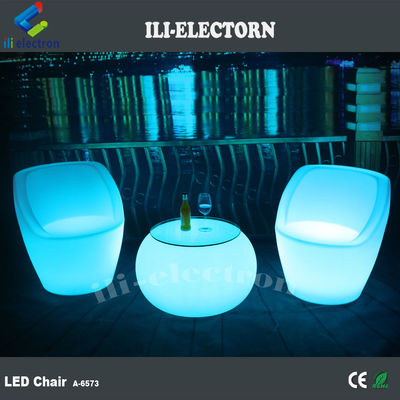 Led lampu aksen meja Bar bulat LED menyala Bar Meja