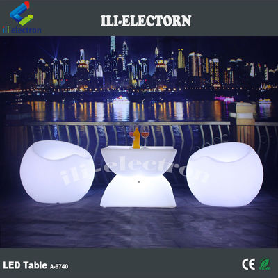 Meja bar portabel LED/ Dekorasi meja led baterai/ Pencahayaan Meja Led Modern