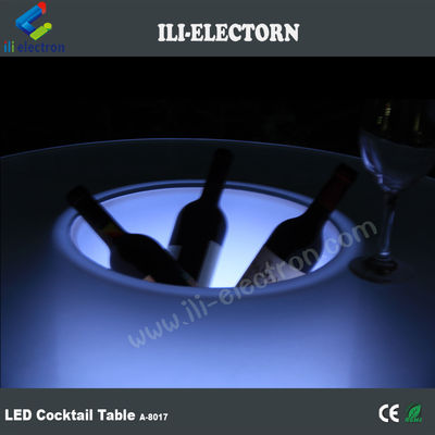 Outdoor High Top Patio Lighting LED Ice Bucket Cruiser Meja
