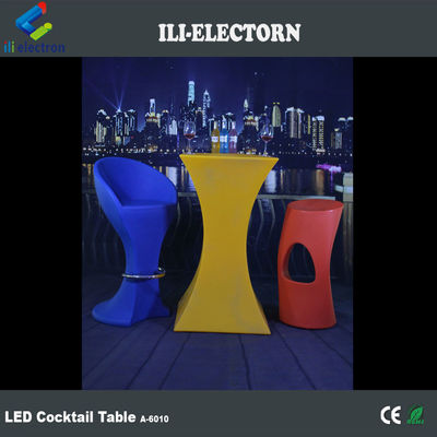 Jual Hot Modern Acara pesta dan bar digunakan Remote Mengubah warna Dekoratif LED Square Cocktail Table