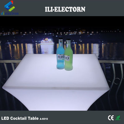 Jual Hot Modern Acara pesta dan bar digunakan Remote Mengubah warna Dekoratif LED Square Cocktail Table