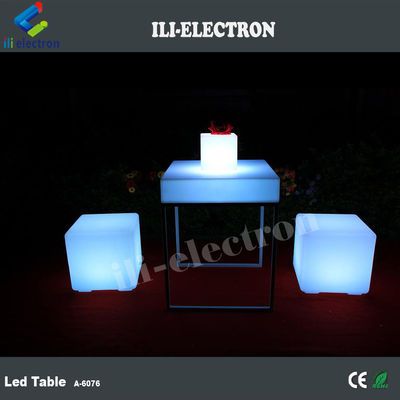 RGB warna-warni desain modern diterangi led meja untuk klub malam