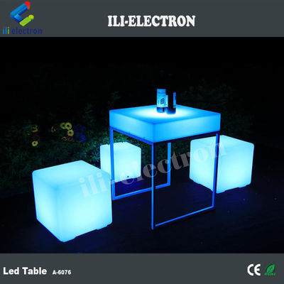 RGB warna-warni desain modern diterangi led meja untuk klub malam