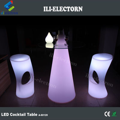 Meja bar bercahaya led meja koktail