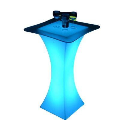 LED Outdoor Table LED Glow Bar Meja menyalakan meja koktail