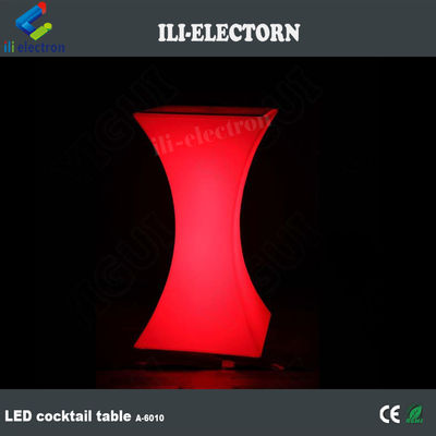 Square LED Light Cocktail Meja Terang Waterproof Untuk Pernikahan