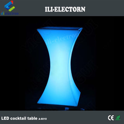 Square LED Light Cocktail Meja Terang Waterproof Untuk Pernikahan