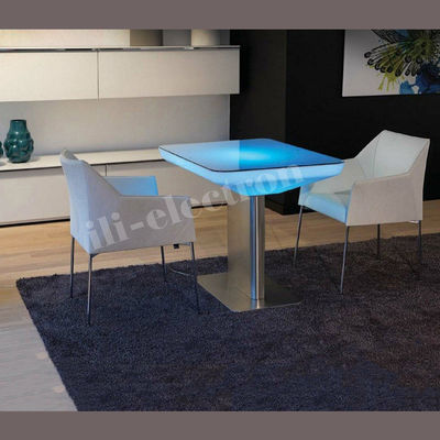lampu led plastik bar meja yang dapat diisi ulang untuk digunakan di dalam atau di luar ruangan