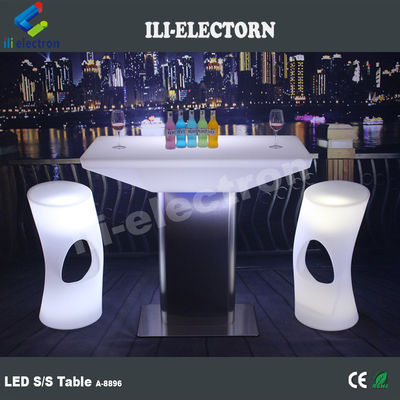 lampu led plastik bar meja yang dapat diisi ulang untuk digunakan di dalam atau di luar ruangan
