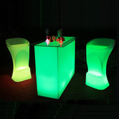 Meja Cocktail Tercahaya Tercahaya, Meja Tercahaya LED Untuk Lounge Klub Malam