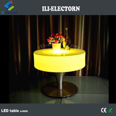 Plastik LED Cahaya Cocktail Meja, Cahaya Up Bar Meja 16 Warna Berubah OEM