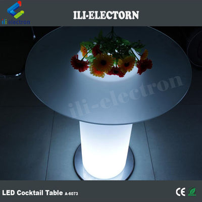 Meja kaca atas lampu meja bar led meja koktail