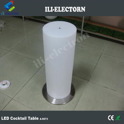 Meja kaca atas lampu meja bar led meja koktail