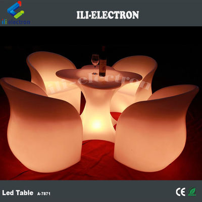 Lampu Meja Koktail LED Plastik Portable Untuk Acara Luar Ruangan