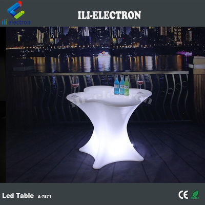 Lampu Meja Koktail LED Plastik Portable Untuk Acara Luar Ruangan