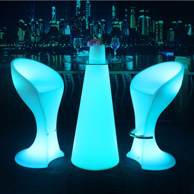 RGB Perubahan Warna LED Bar Meja, Modern bersinar meja koktail