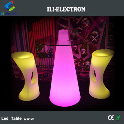 RGB Perubahan Warna LED Bar Meja, Modern bersinar meja koktail