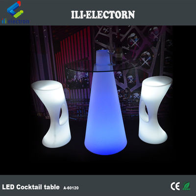 RGB Perubahan Warna LED Bar Meja, Modern bersinar meja koktail