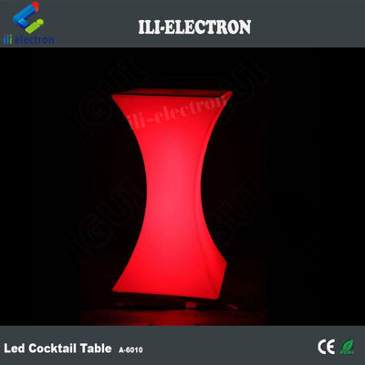 Meja LED yang berkedip untuk pernikahan, meja resepsi, meja yang bercahaya dengan LED