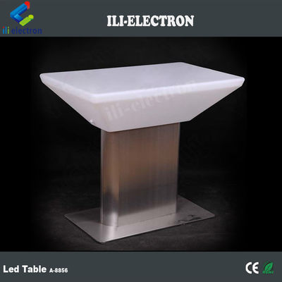 Outdoor&amp; Indoor Mengubah Warna Plastik Square LED Meja Makan